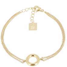 ladies gold plated stainless steel bracelet