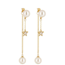 zag-gold-pearl-star-chain-drop-earrings