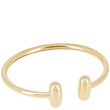 ladies gold torque bangle