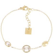 ladies gold plated stainless steel bracelet