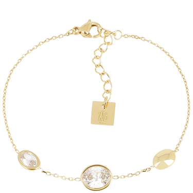 ladies gold plated stainless steel bracelet