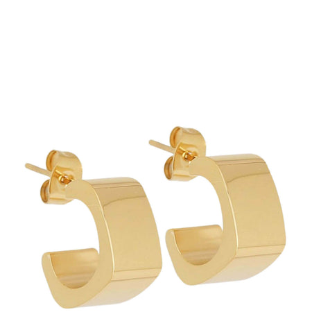 ZAG Gold Tiny Fat Hoop Earrings