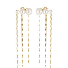 zag-gold-triple-pearl-chain-stud-earrings