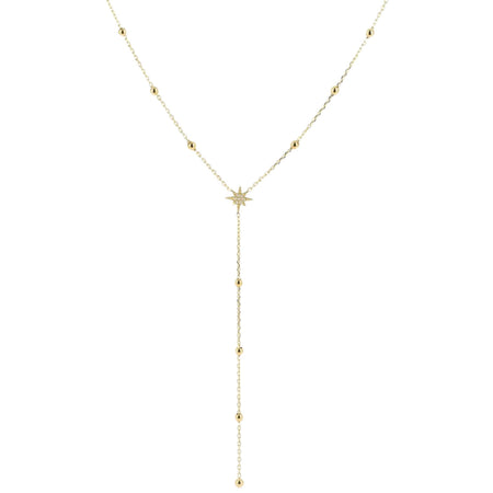 ZAG Isaac Gold Lariat Necklace