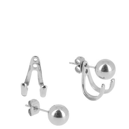 ZAG Jaya Silver Stud Earrings