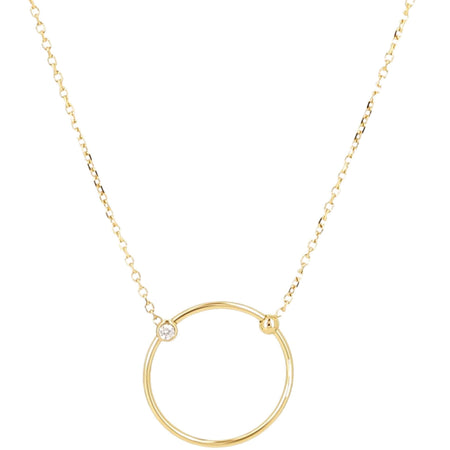 ZAG Jill Gold Short Necklace