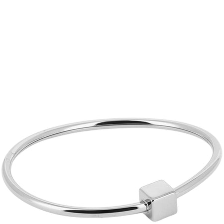 ZAG Jonc Silver Cube Bangle