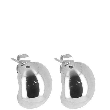 ZAG Joyeuse Silver Dome Stud Earrings