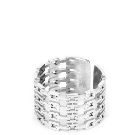 ZAG Link Silver Ring