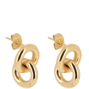 ZAG Menti Gold Stud Earrings