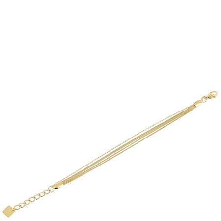 ZAG Multi Strand Gold Bracelet