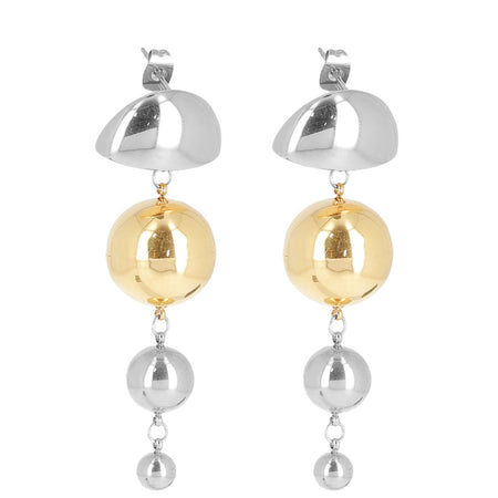 ZAG Mystique Two Tone Drop Earrings