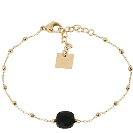 ZAG Pablo Gold Bracelet - Onyx