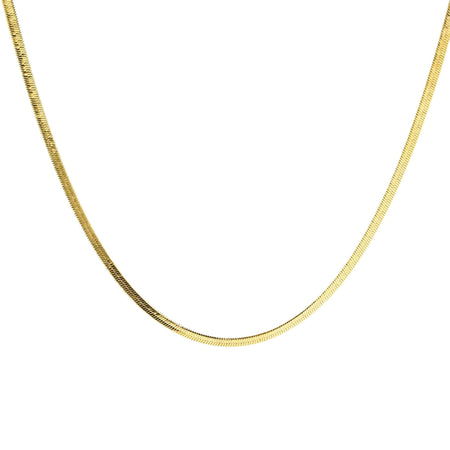 ZAG Pur Gold Snake Necklace