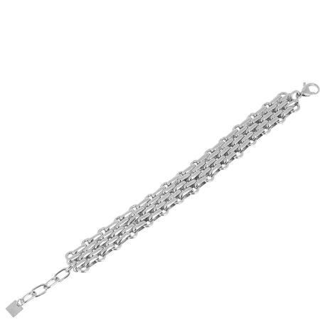 ZAG Silver Link Chunky Bracelet