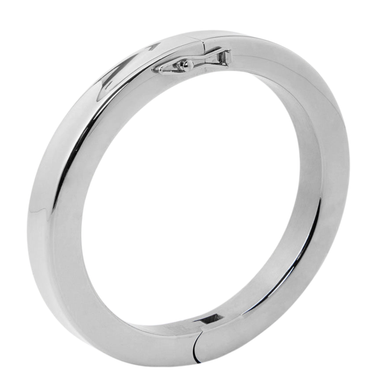 Silver ring with a fish design on a white background