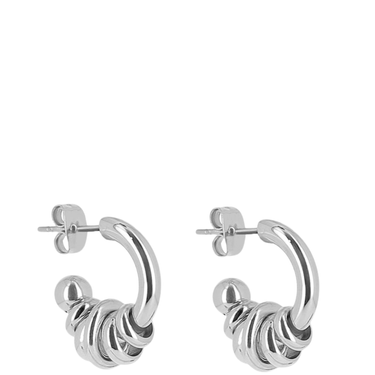 ZAG Silver Small Hoop Silver Rings Earrings