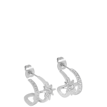 zag-silver-star-small-double-hoop-earrings