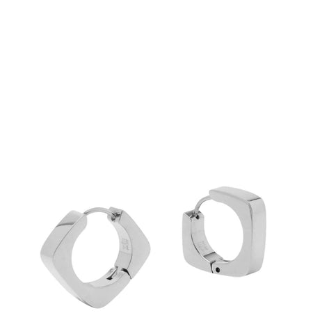 ZAG Silver Tari Square Hoop Earrings