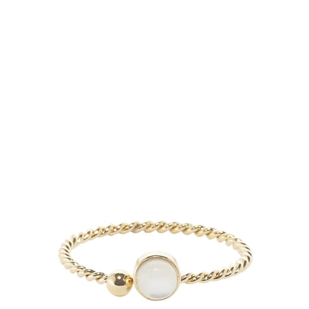 ZAG Spoutnik Gold Ring- White