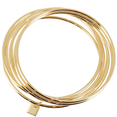 ZAG Theon Gold Multi Fine Bangles