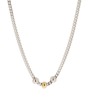 zag-two-tone-curb-chain-bead-necklace