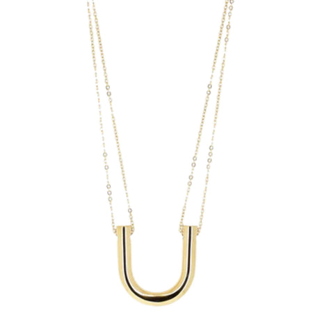 ZAG U Bend Gold Necklace