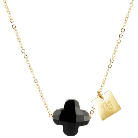 ZAG Vega Gold Necklace - Black