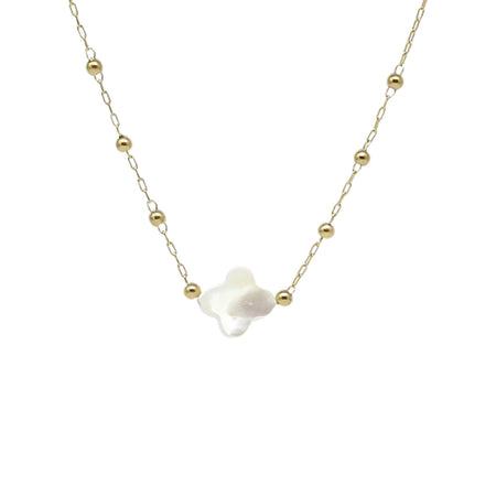 ZAG Velasquez Gold Necklace - Cream