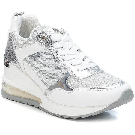 XTI Grey Wedge Sneakers