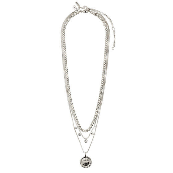 Pilgrim Air Triple Necklace - Silver 112016021
