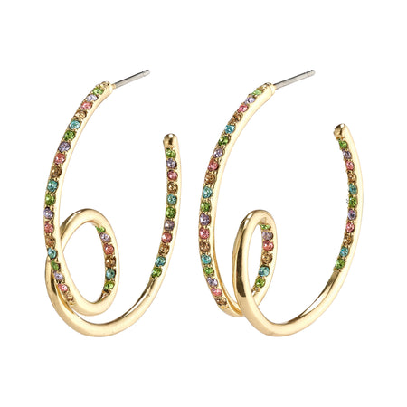 Pilgrim Cherished Hoop Earrings - Gold