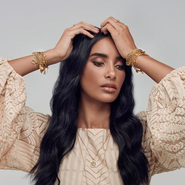 ChloBo Triple Star Bracelet - Gold Plated