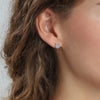 Pilgrim Etsu Rose Gold Pear Stud Earrings
