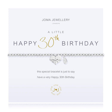 Joma Happy 30th Birthday Bracelet 