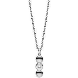 Qudo Verticale Silver Necklace