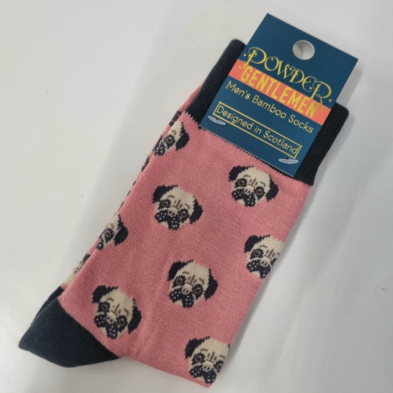 Powder Mens Socks - Pug Candy