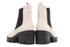 Alpe White Leather Pull On Boots