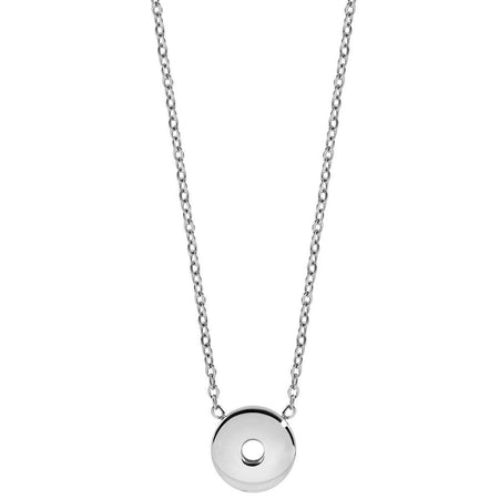 Qudo Sezze Silver Necklace