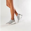 Menbur Silver Studded Wedge Sneakers