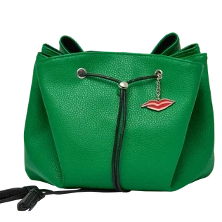 Donna May Vegan Drawstring Bag - Green 