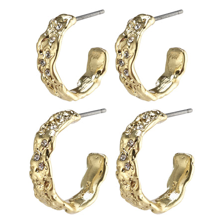 Pilgrim Pauline Hoop Earrings - Gold