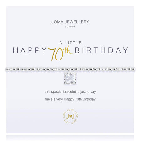 Joma Happy 70th Birthday Bracelet