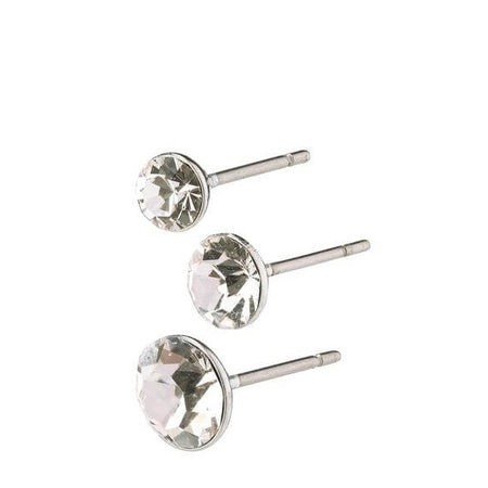 Pilgrim Millie Earring Set - Silver