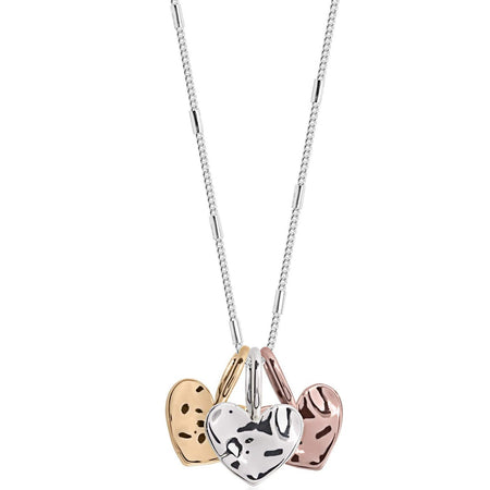 Joma Florence Hammered Heart Necklace