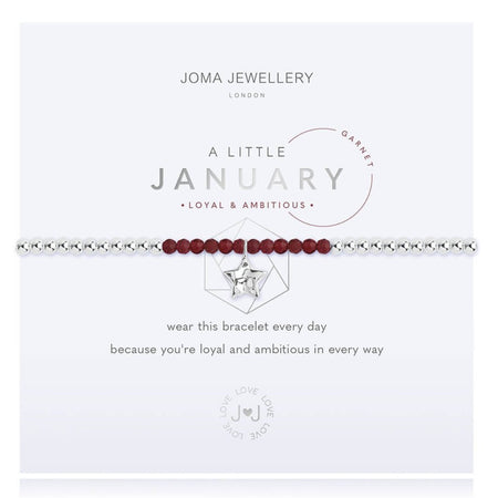 Joma Birthstone Bracelet - January