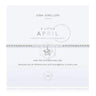 Joma Birthstone April Rock Crystal Bracelet