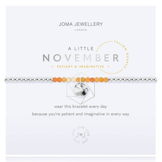 Joma Birthstone Bracelet - November