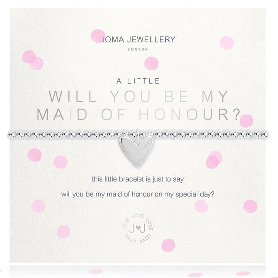 Joma Will You Be My Maid Of Honour Bracelet 