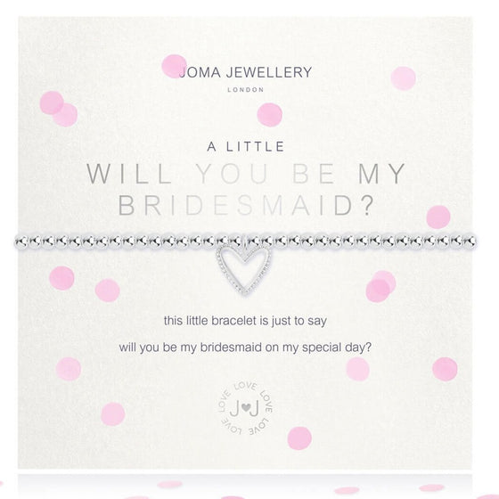 Joma Will You Be My Bridesmaid Bracelet 